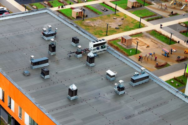 Flat Roof Inspection in Windsor