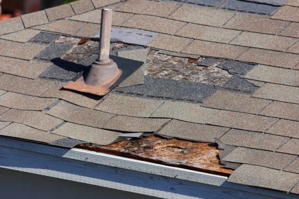 Damaged Roof Replacement in Windsor